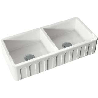 Кухонная мойка Kerasan Hannah Surrey 100 545101 Белая